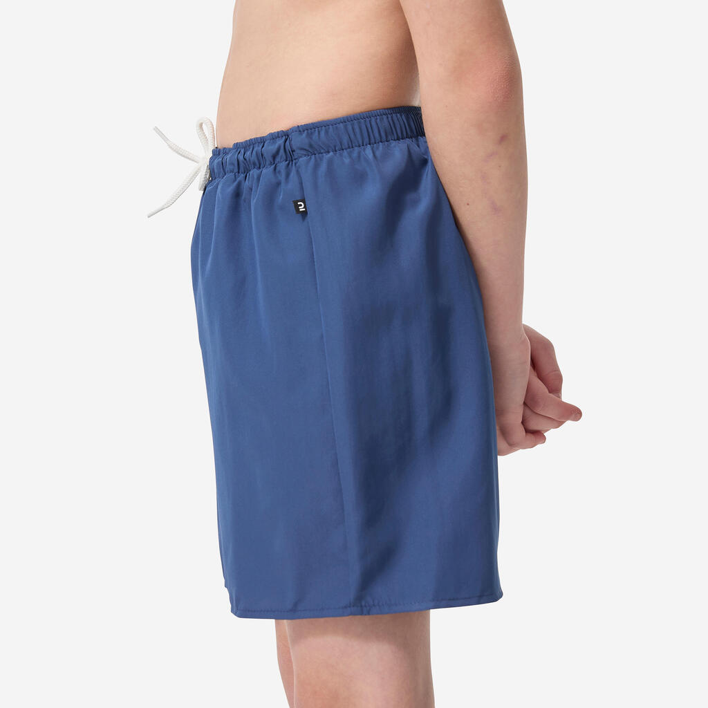 Short de bain Garçon - 100 bleu ciel