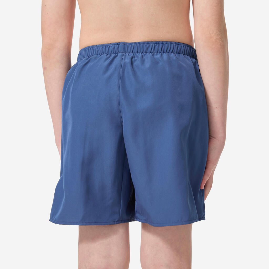 Short de bain Garçon - 100 bleu ciel
