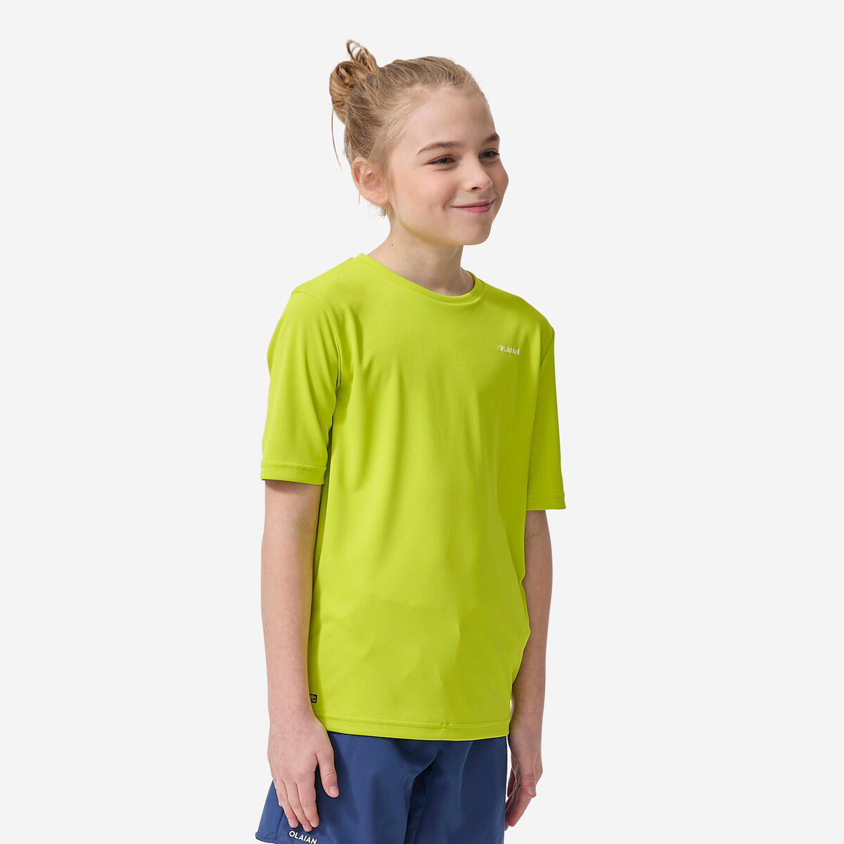 top solaire anti UV junior jaune