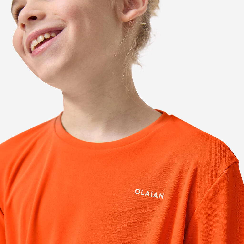 Kid's anti-UV sun top yellow