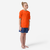 top solaire anti UV junior rouge