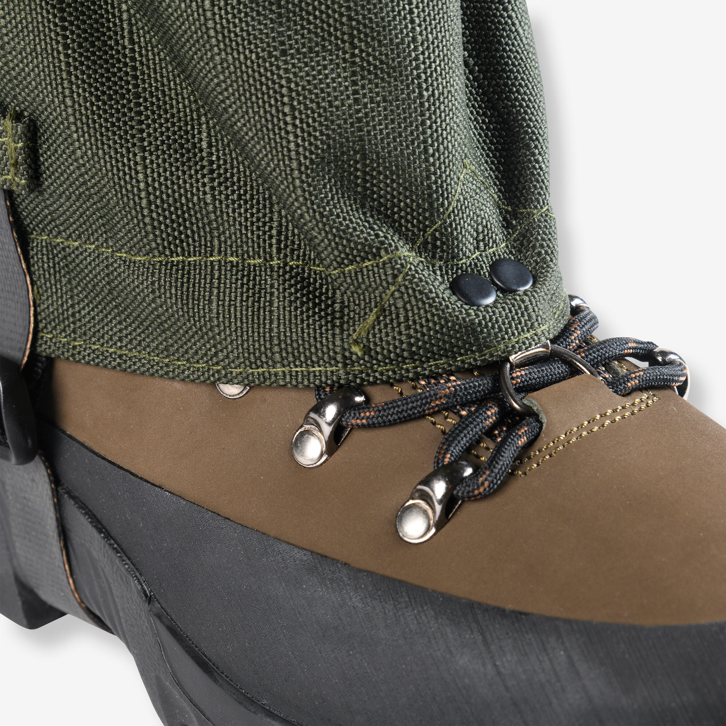 Perneiras Resistentes de Caça Adulto Percussion 1200R Verde 6/6