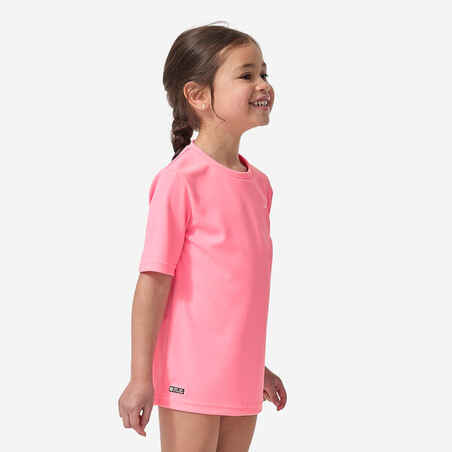 Kid’s water tee shirt anti UV pink