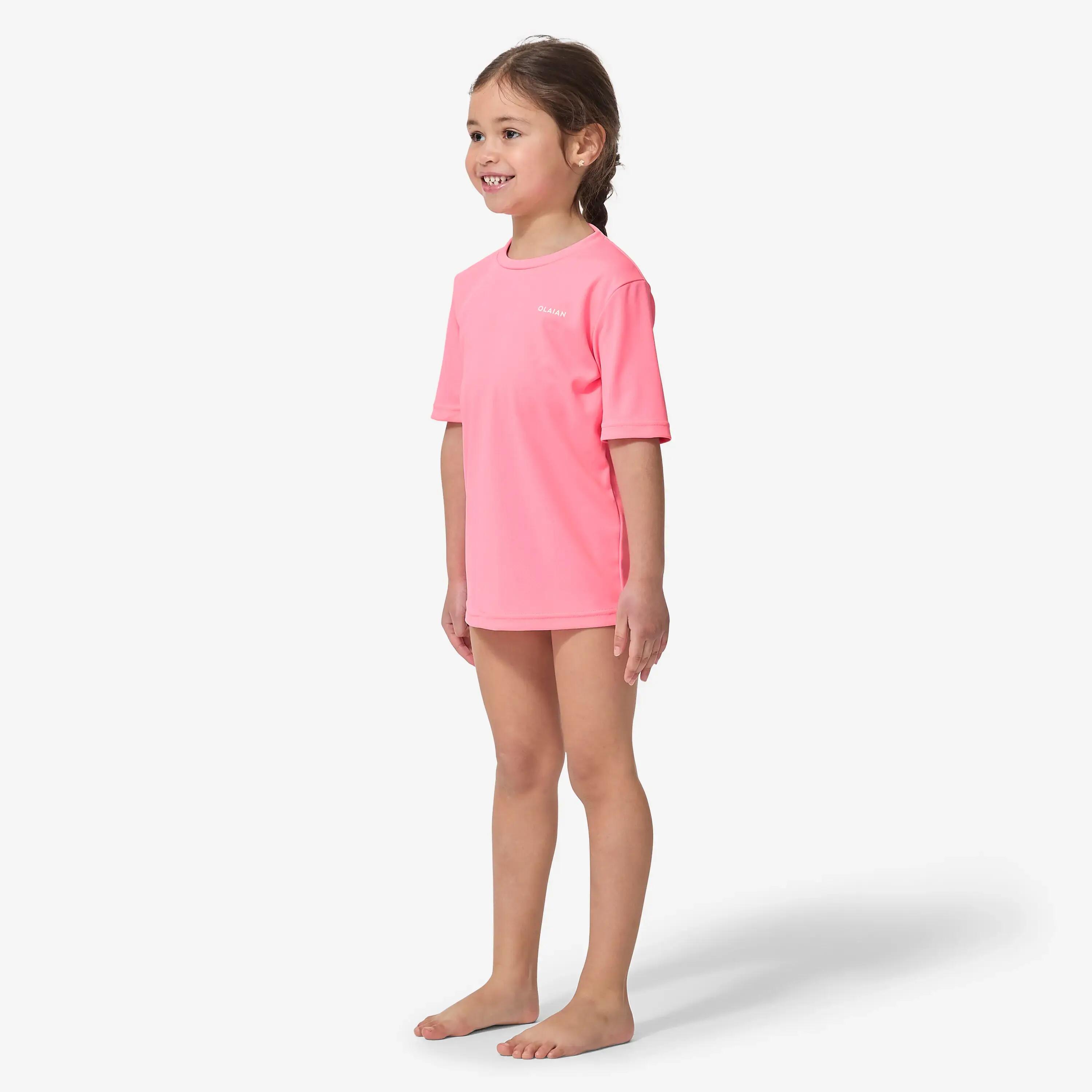 Water tee shirt anti uv enfant rose 6/16