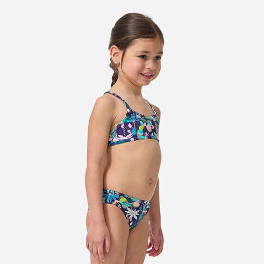 
      Bikini Surfen Mädchen gekreuzte Träger geblümt June
  