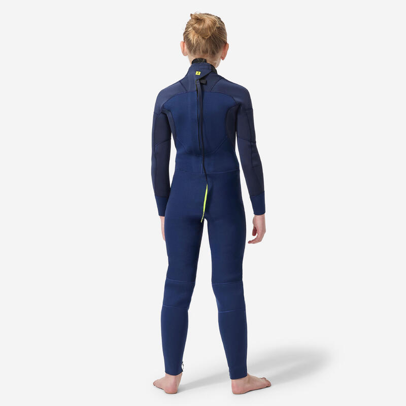 Neoprenanzug Surfen SW500TW 3/2 Kinder blau/schwarz