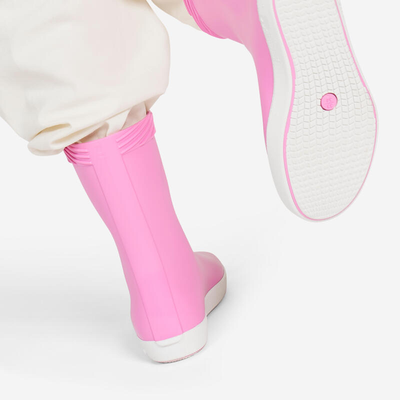 Bottes de pluie pour la voile enfant, 100 rose