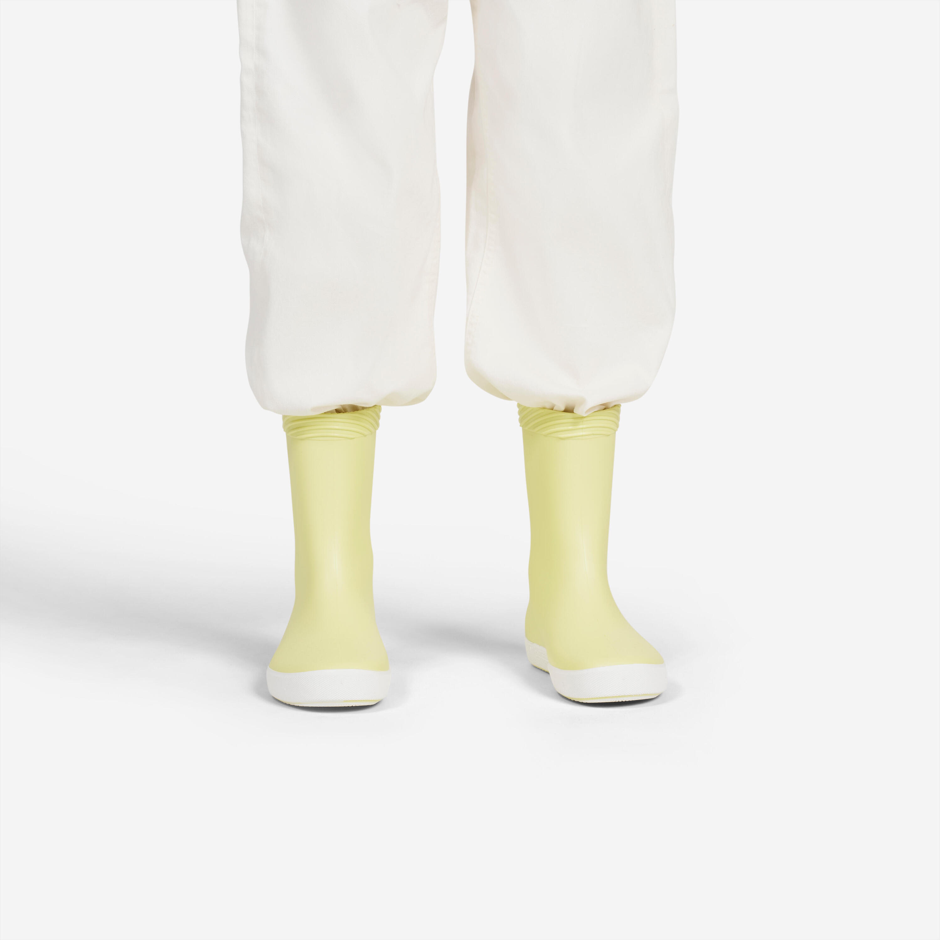 Stivali vela bambini SAILING 100 gialli 8/10