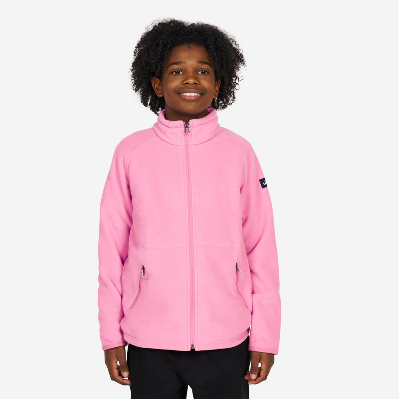 Veste polaire de voile chaude enfant 100 rose pour les clubs et