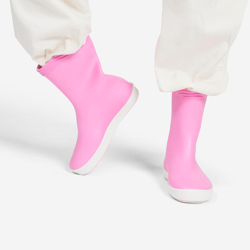 Bottes de pluie pour la voile enfant, 100 rose