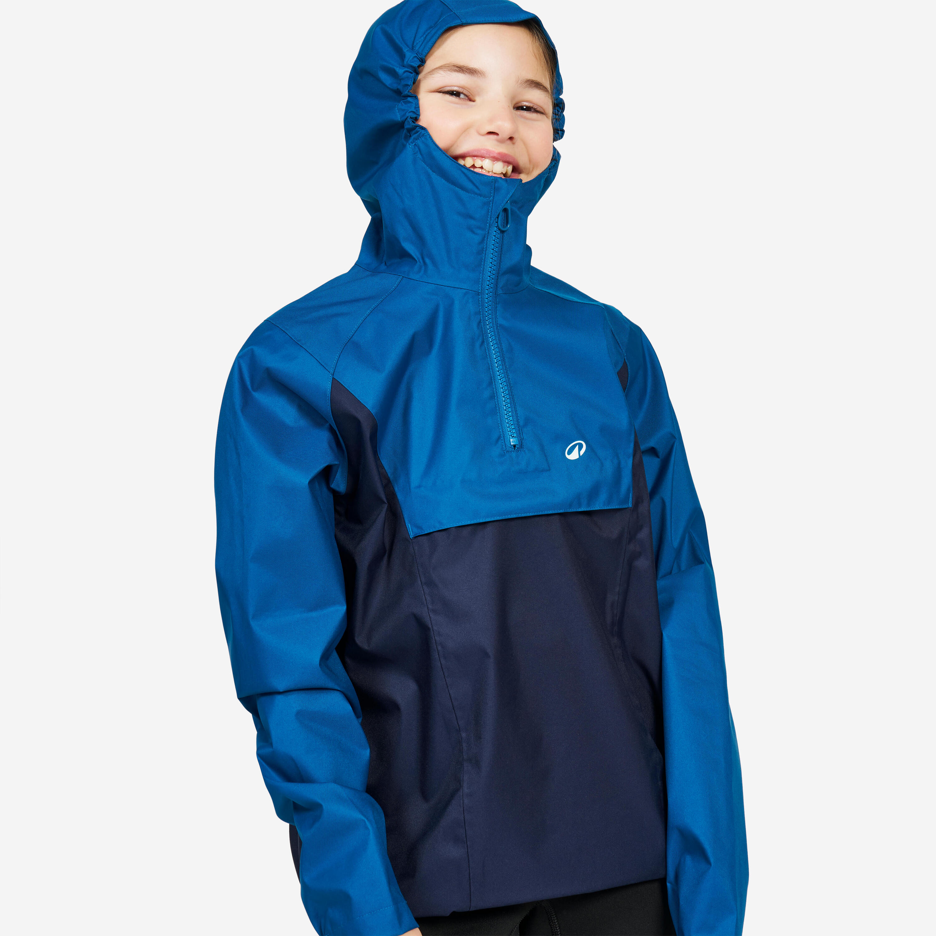 Winddichte spraytop 100 voor kinderen blauw 4/10