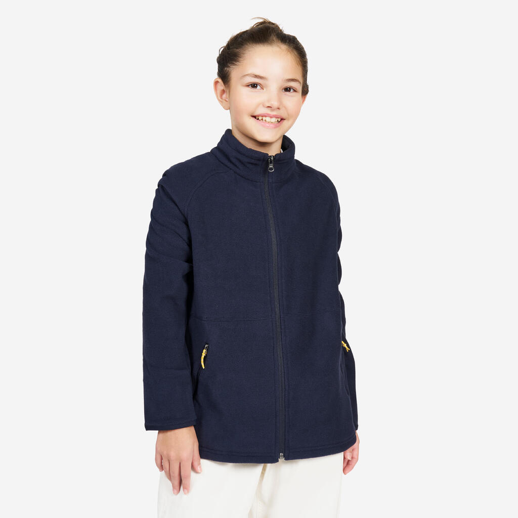 Veste polaire de voile chaude enfant - Sailing 100 bleu noir