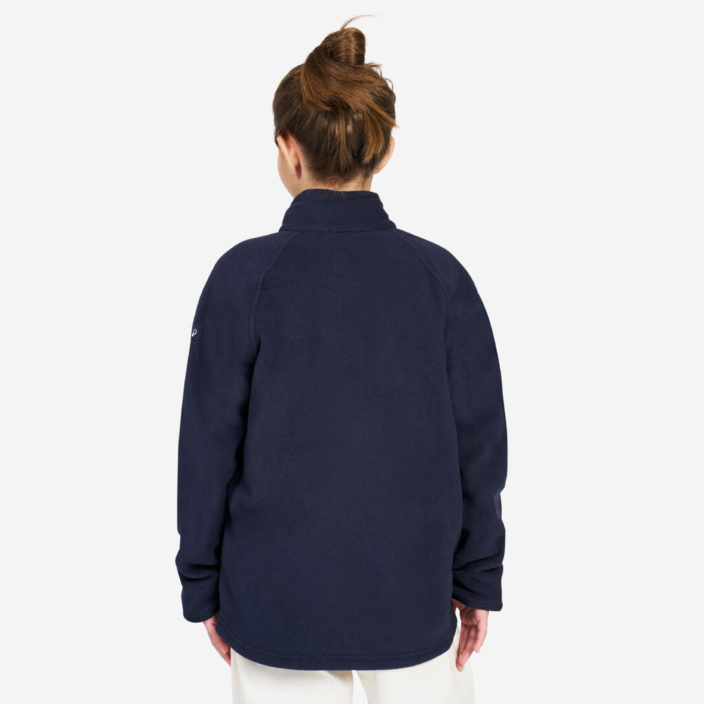 Veste polaire de voile chaude enfant - Sailing 100 bleu noir