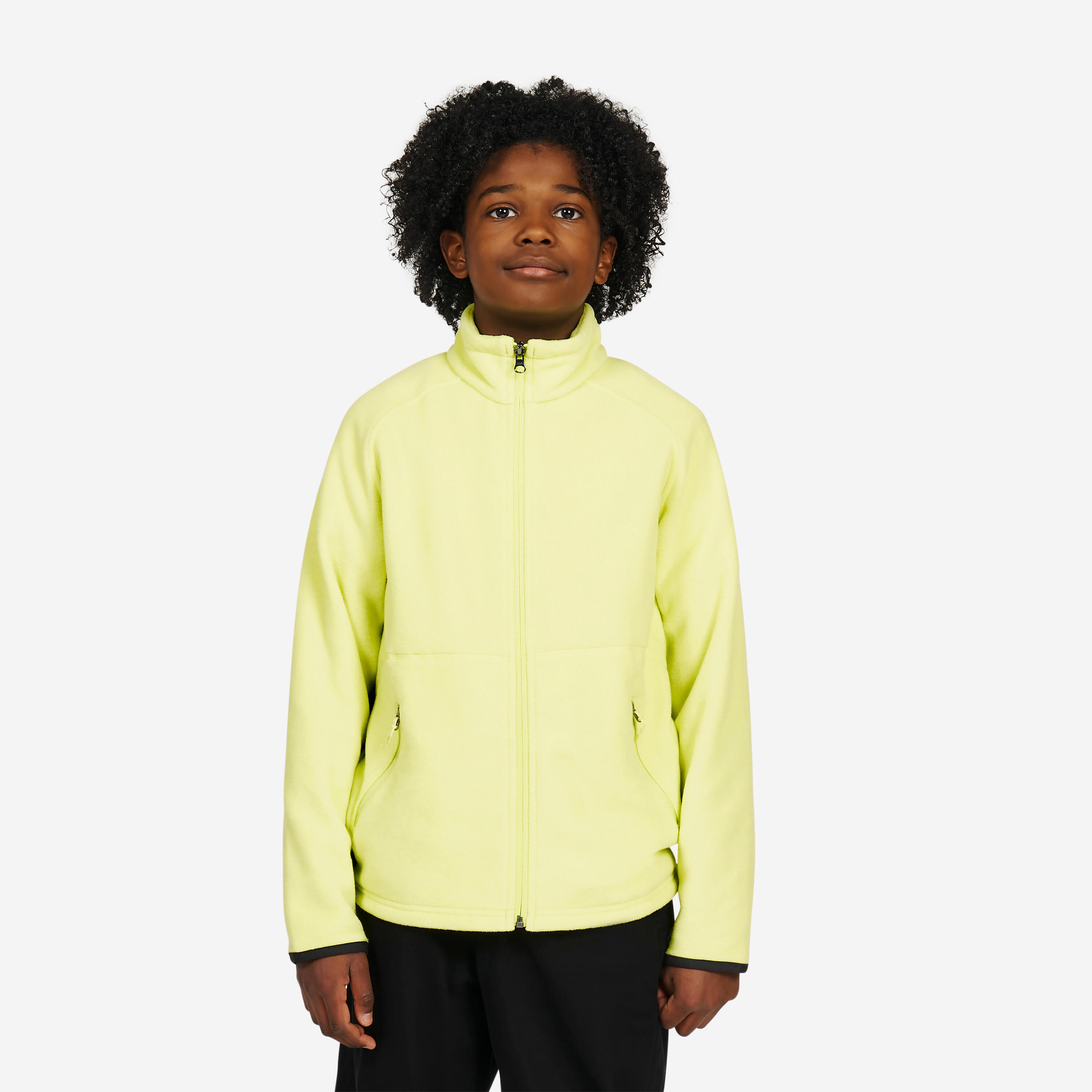 TRIBORD Casaco Polar Quente de Vela criança - 100 Amarelo limão