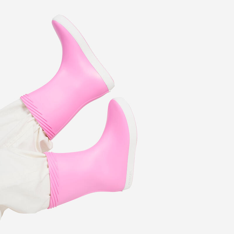 Bottes de pluie pour la voile enfant, 100 rose