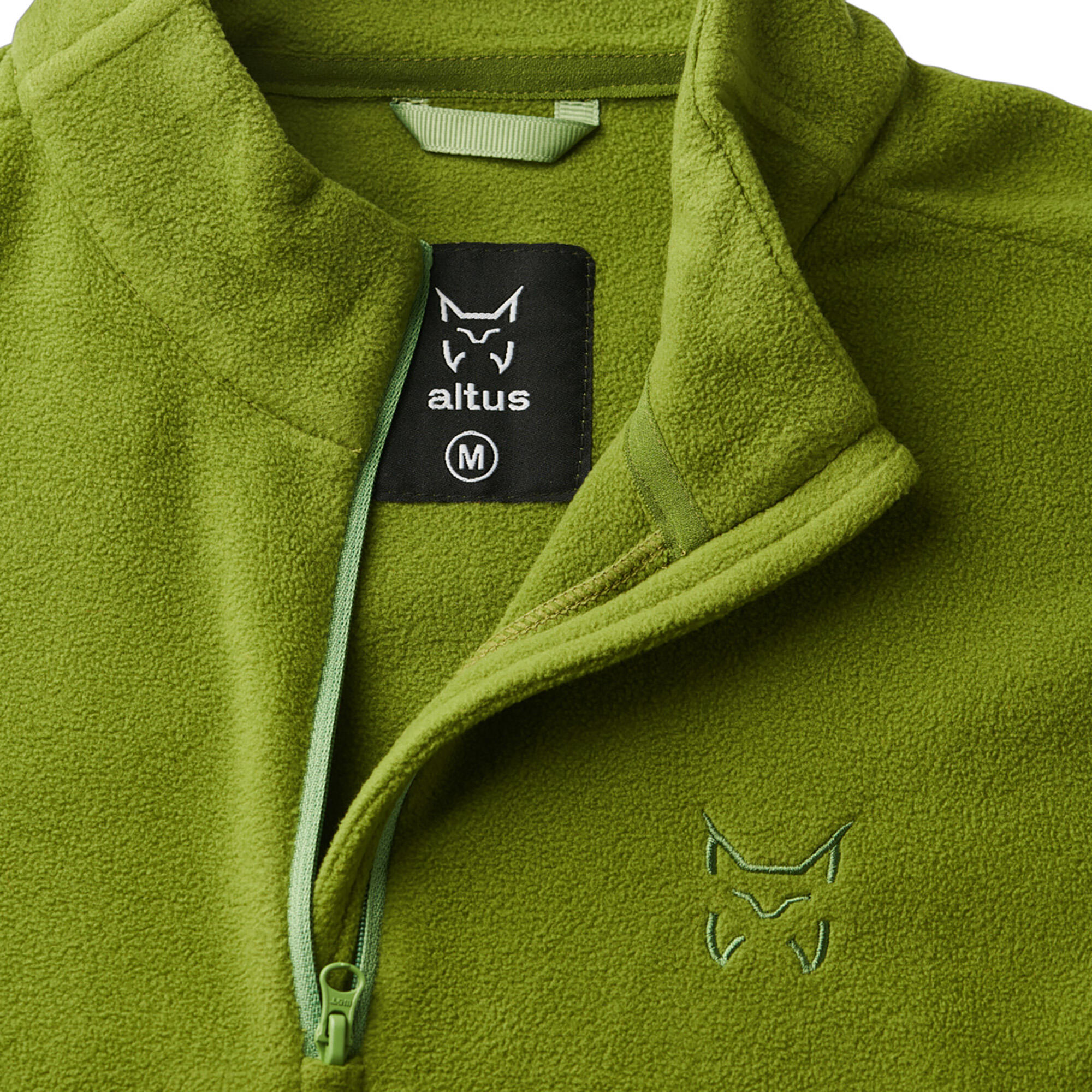 Chaqueta polar de montaña y trekking Hombre Altus Uri verde 3/3