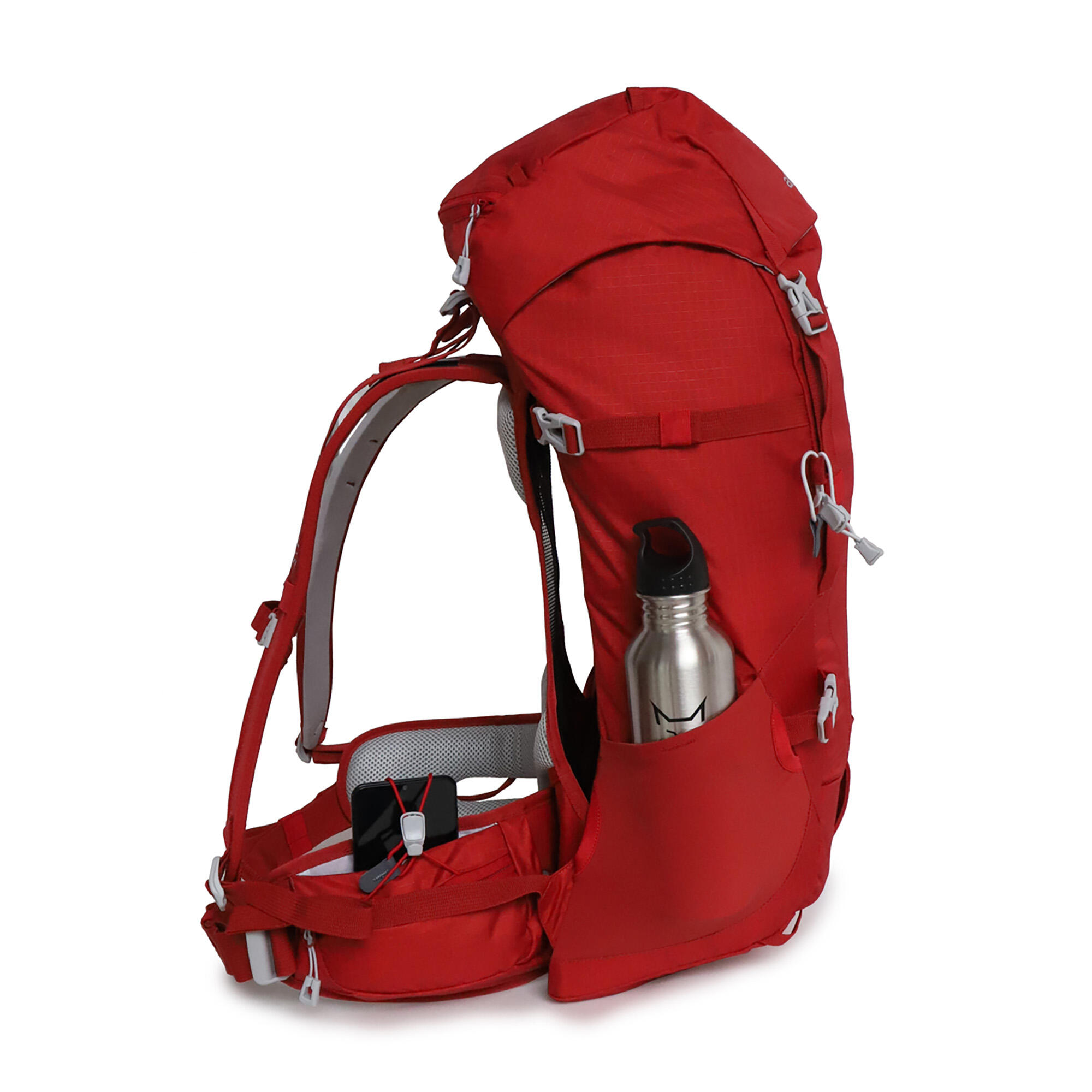 Mochila de montaña y trekking 40L  Altus Marbore rojo 6/8