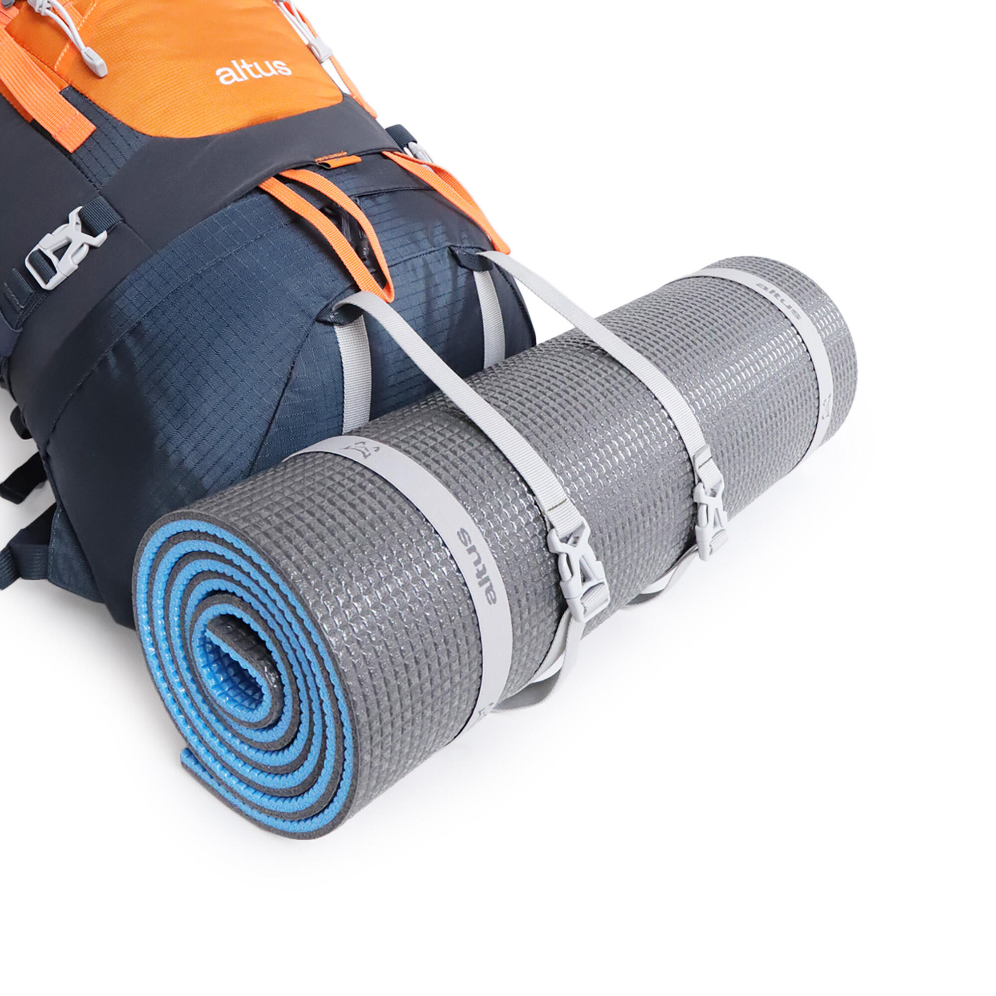 Mochila de montaña y trekking 30L  Altus Pirineos naranja 8/8