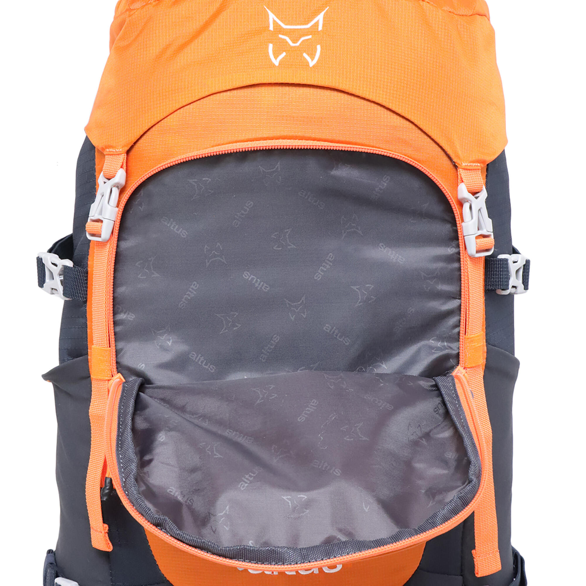 Mochila de montaña y trekking 30L  Altus Pirineos naranja 6/8