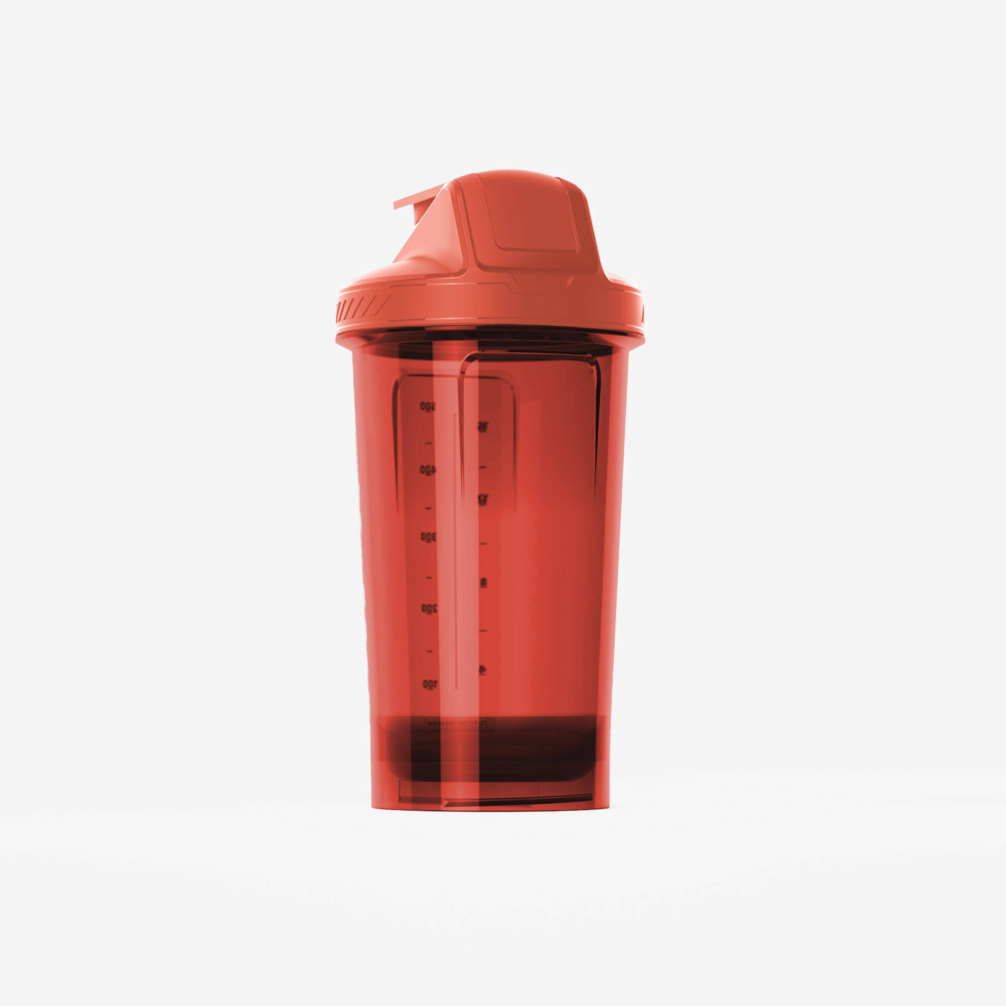 Classic Shaker with Sieve - 500 ml - Coral red -  3