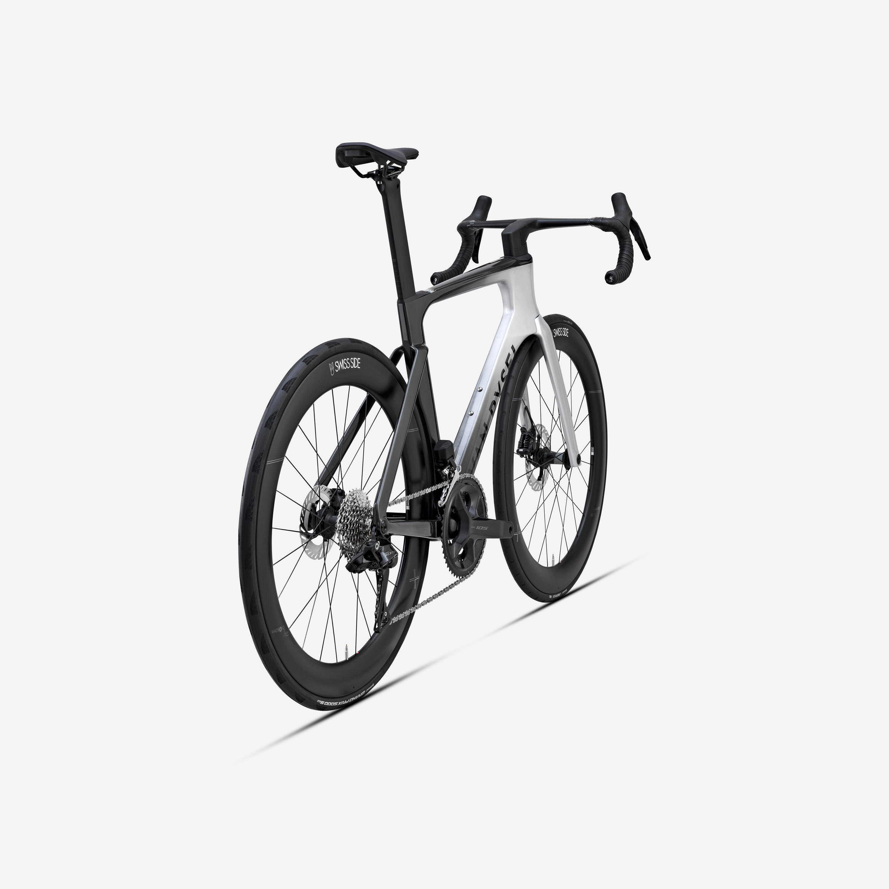 Rennrad Race RCR-F Pro CF Shimano 105 Di2 Grau  3/16