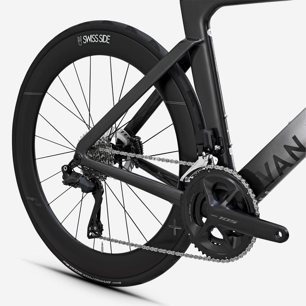 Sivi drumski bicikl SHIMANO 105 Di2 12V RCR-F PRO