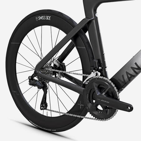 Велосипед шосейний RCR-F Pro 105 Di2 сірий