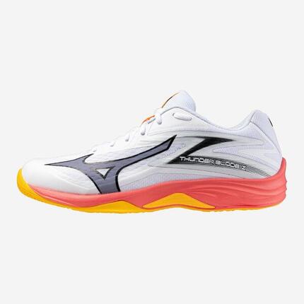 Chaussures de handball Adulte - Mizuno Thunderblade Z blanc/rouge