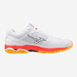 Chaussures de handball Adulte - Mizuno Wave Phantom blanc/rose/orange