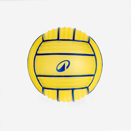 Petit ballon de piscine adhérent - jaune