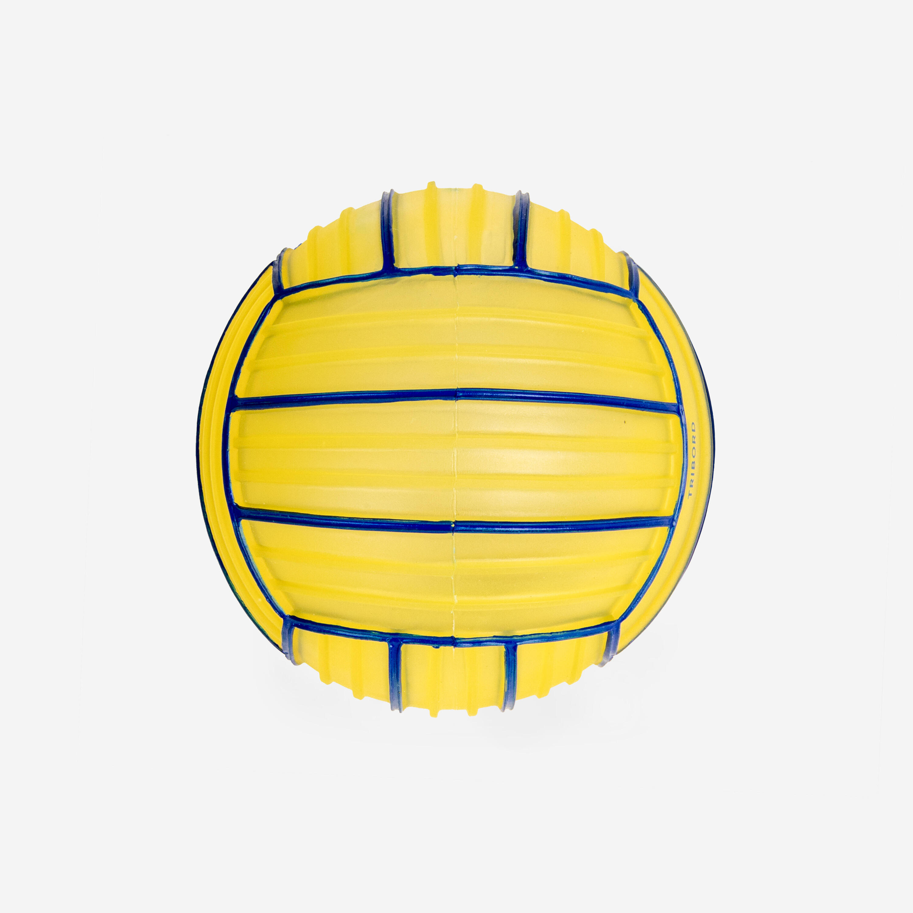Kleine antislip bal voor zwembad geel 3/4