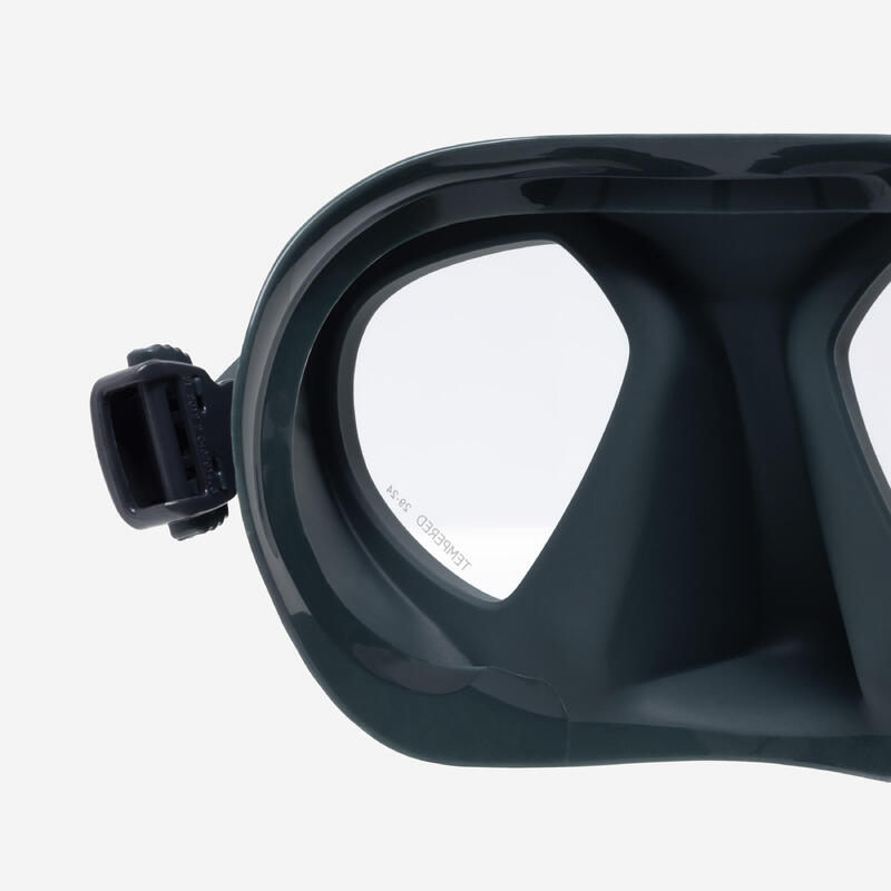 Masque apnée et chasse sous-marine anti buée petit volume - 500 dual lv camo