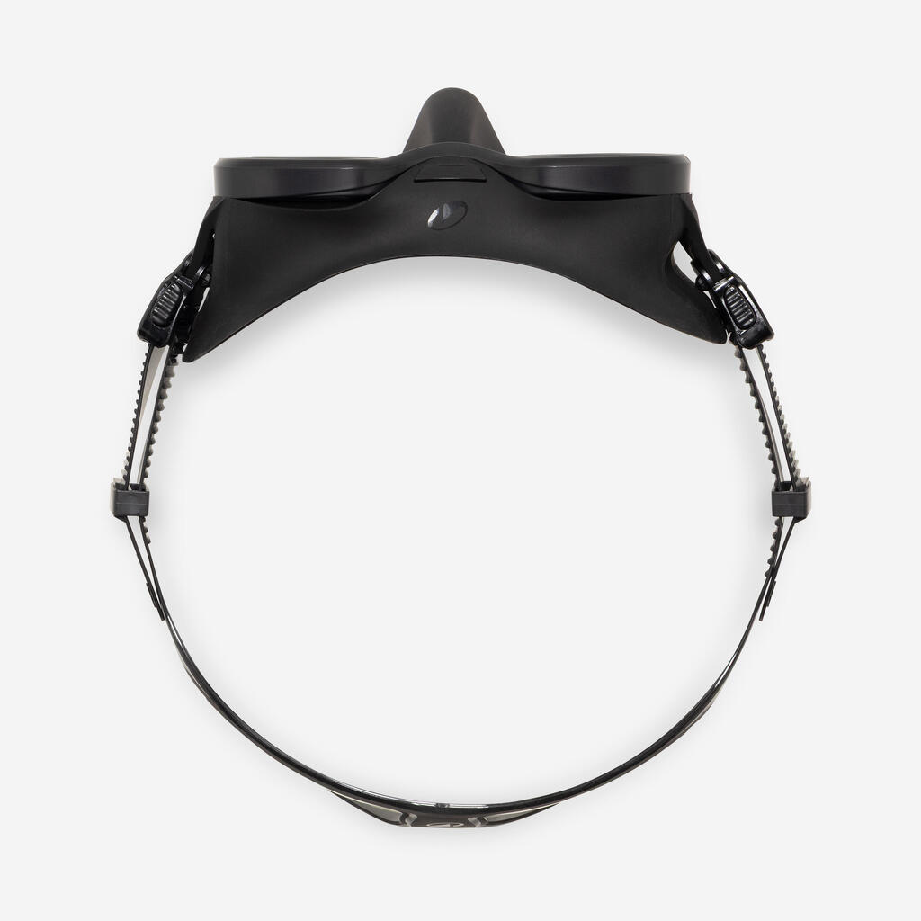 Freediving and spearfishing low volume anti-fog mask - 500 dual lv black