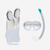 Kit de snorkeling enfant palmes masque tuba 100 gris
