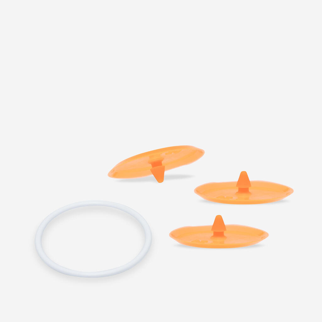 Kit of 3 orange valves +Easybreath seal