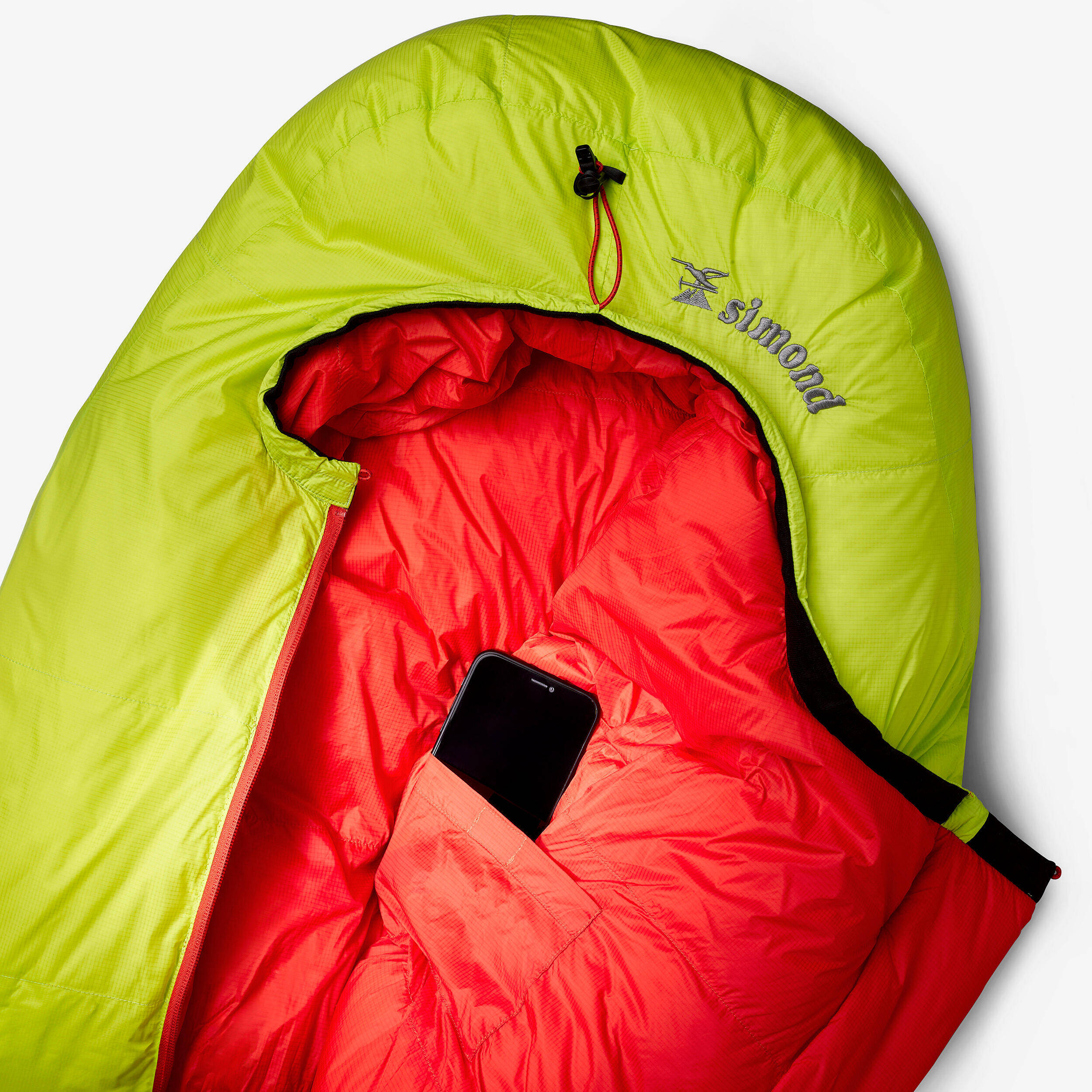 Mountaineering sleeping bag, -12°C down, size L, Makalu III -  5