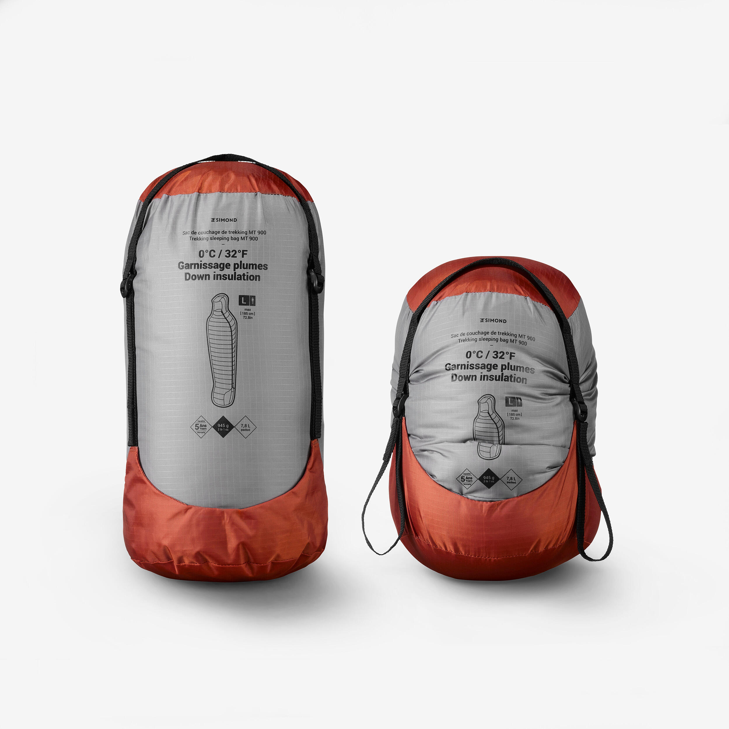 Multi-Season Down Sleeping Bag 0°C – MT 900 - FORCLAZ