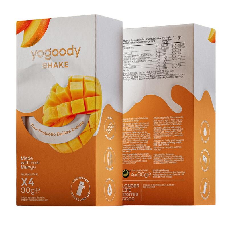 Bebida YOGOODY Shake Manga x4 unidades      9,90€  YOGOODY Bebida YOGOODY Shake Manga x4 unidades    