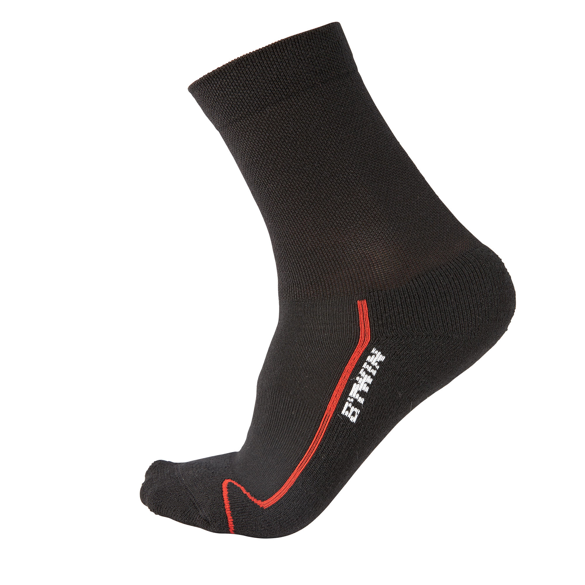 VAN RYSEL 500 Winter Cycling Socks 2-Pack - Black/Red