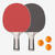 Set de raquette de ping pong résistantes + 3 balles - Set PPR 500