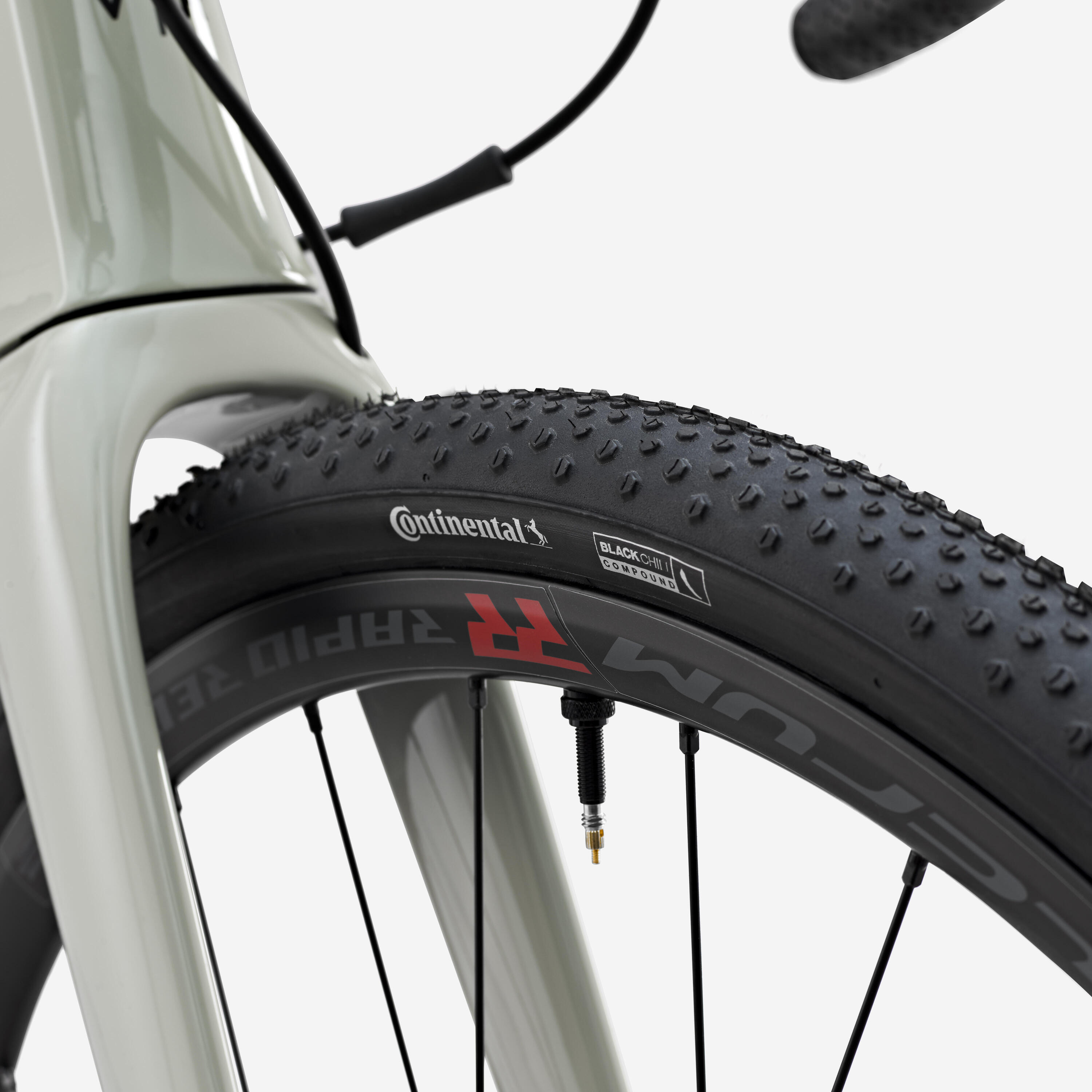 VELO GRAVEL VAN RYSEL GCR SRAM RIVAL AXS SAGE GREEN 12/18