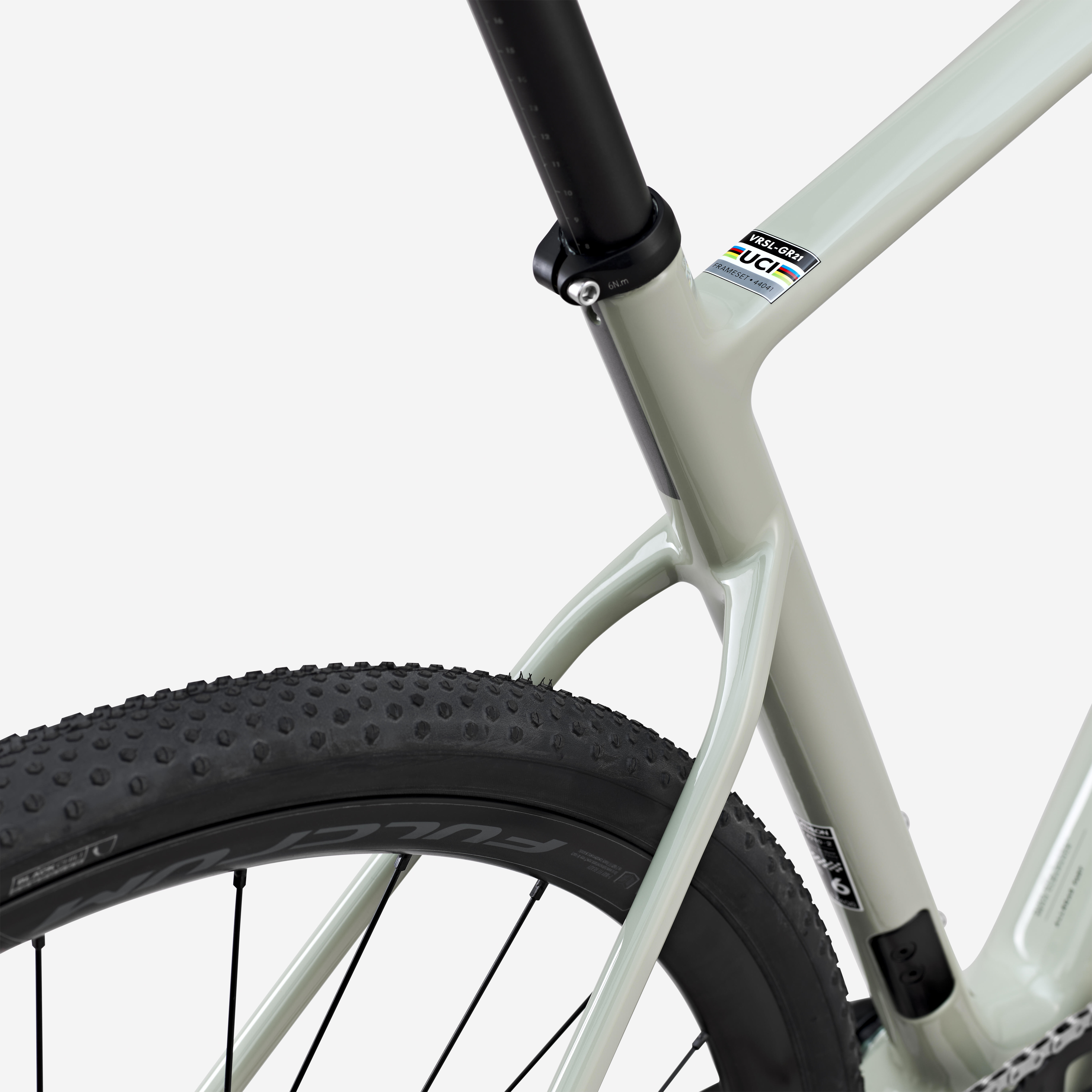 VAN RYSEL Gravel bicykel Van Rysel GCR Rival AXS šalviovozelený L · záber 11