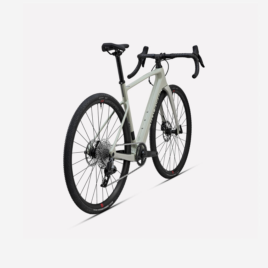 Zeleni gravel bicikl VAN RYSEL SRAM RIVAL AXS