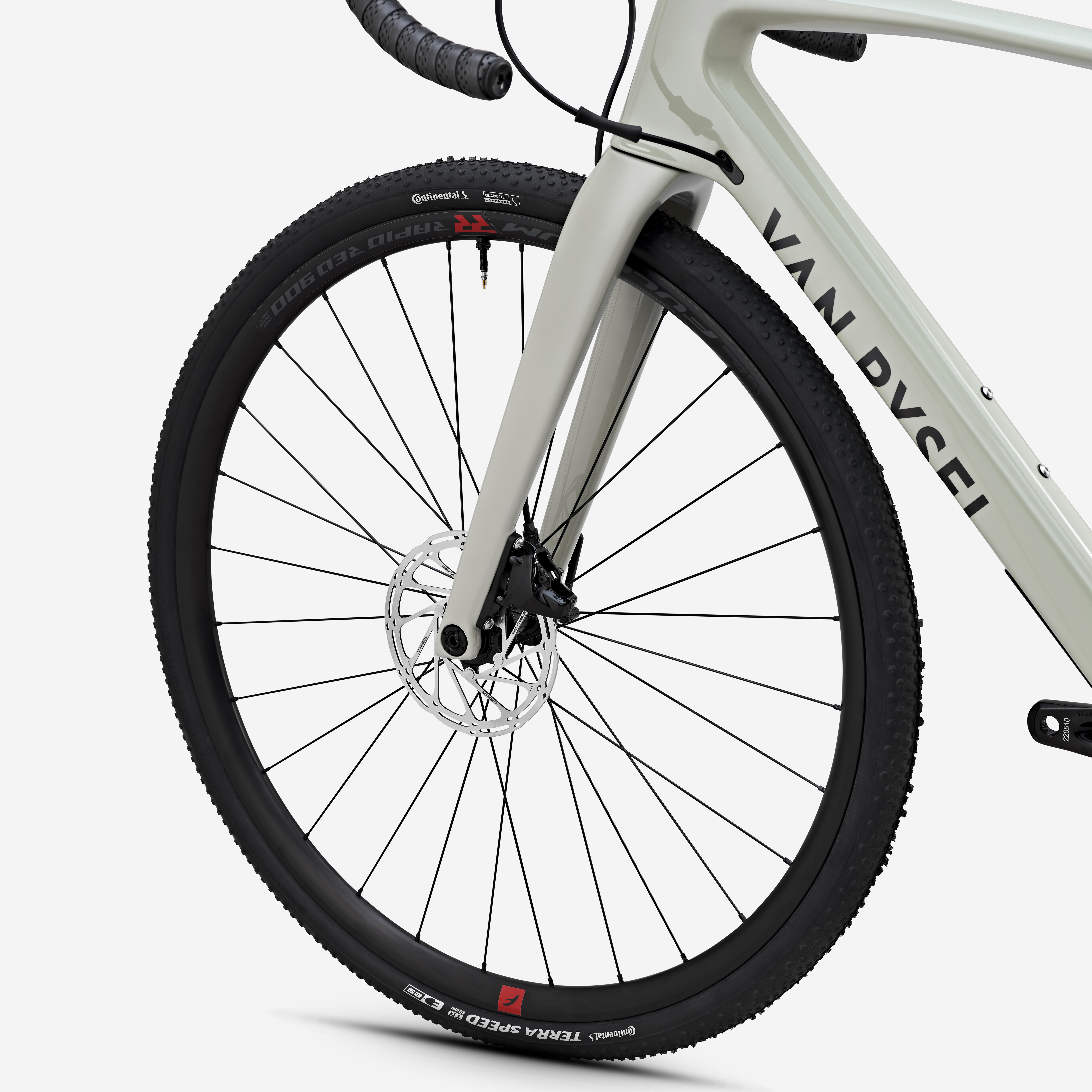 VAN RYSEL Gravel bicykel Van Rysel GCR Rival AXS šalviovozelený L · záber 9