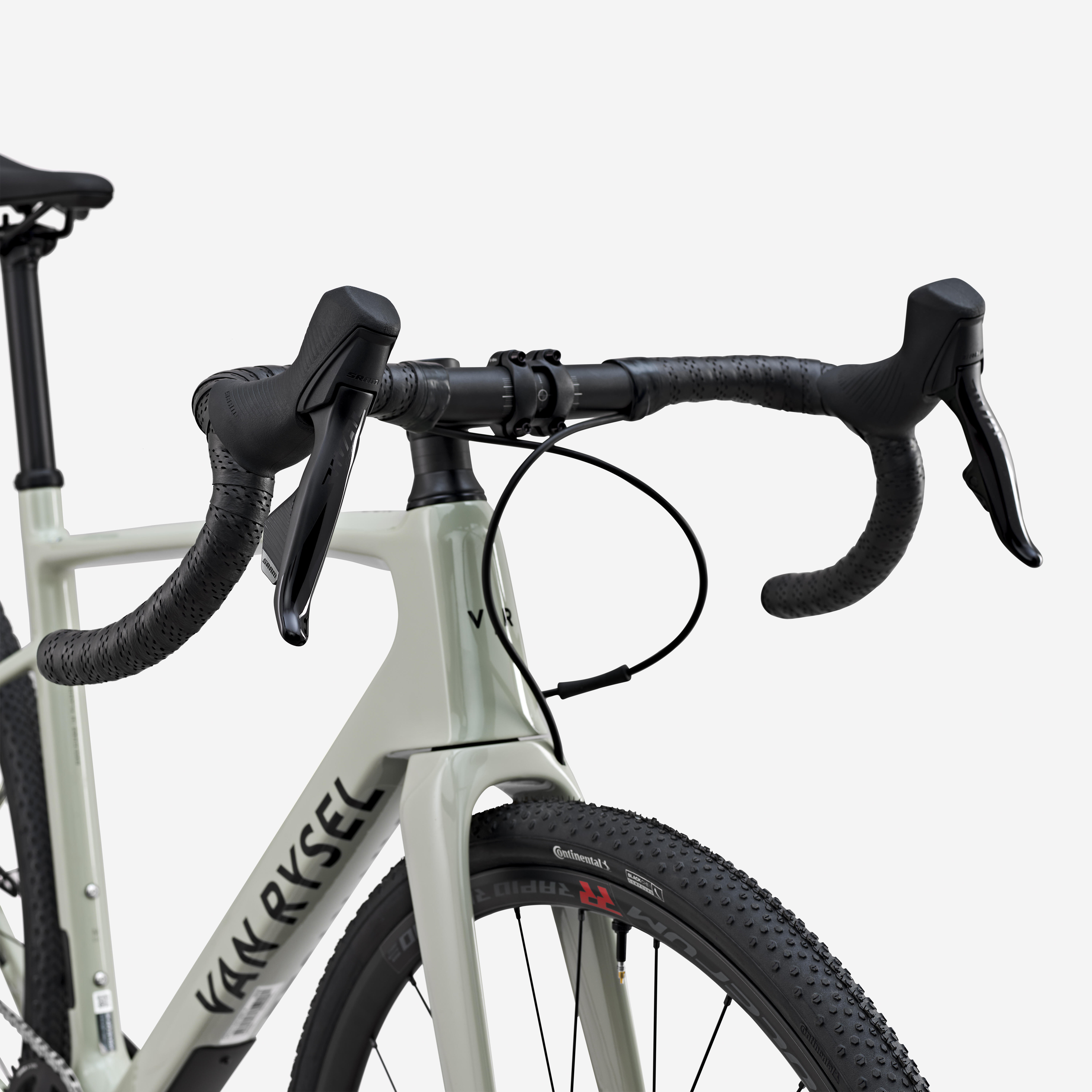 VAN RYSEL Gravel bicykel Van Rysel GCR Rival AXS šalviovozelený L · záber 8