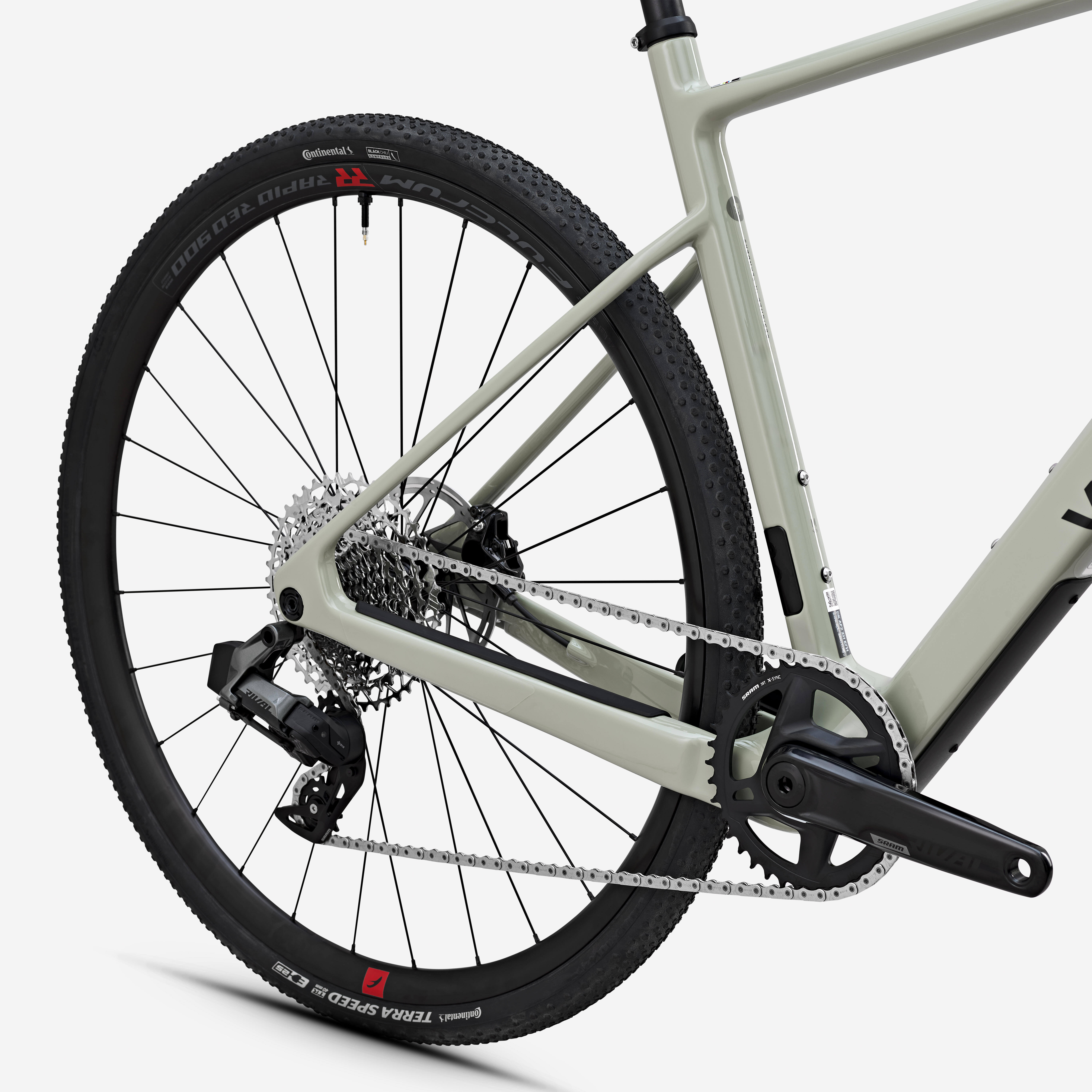 VAN RYSEL GCR SRAM RIVAL AXS GRAVEL BIKE SAGE GREEN