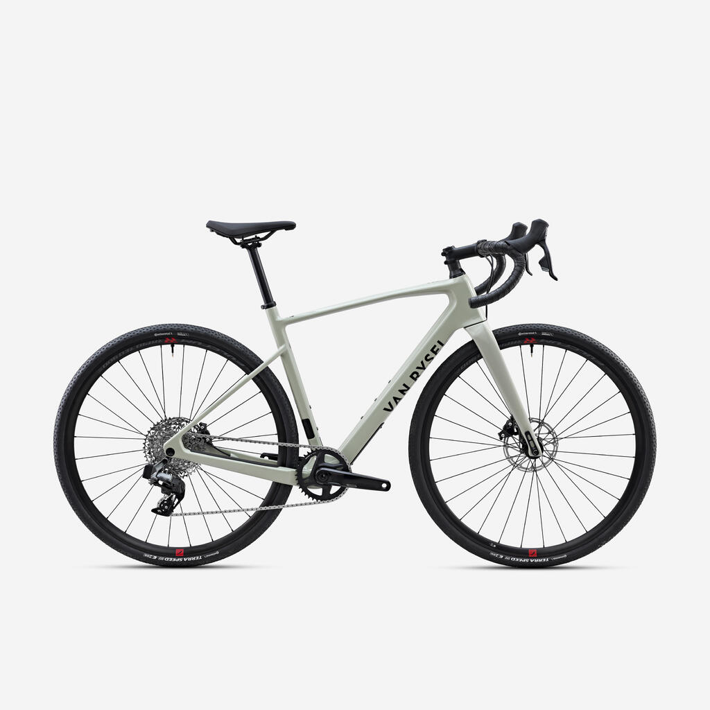 Zeleni gravel bicikl VAN RYSEL SRAM RIVAL AXS 