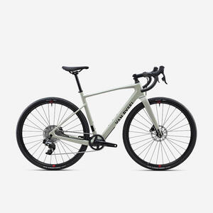 Bicicleta Gravel carbono Van Rysel GCR verde salvia Sram Rival AXS
