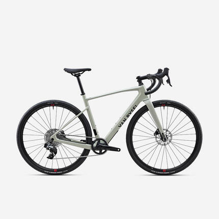 VELO GRAVEL VAN RYSEL GCR SRAM RIVAL AXS SAGE GREEN