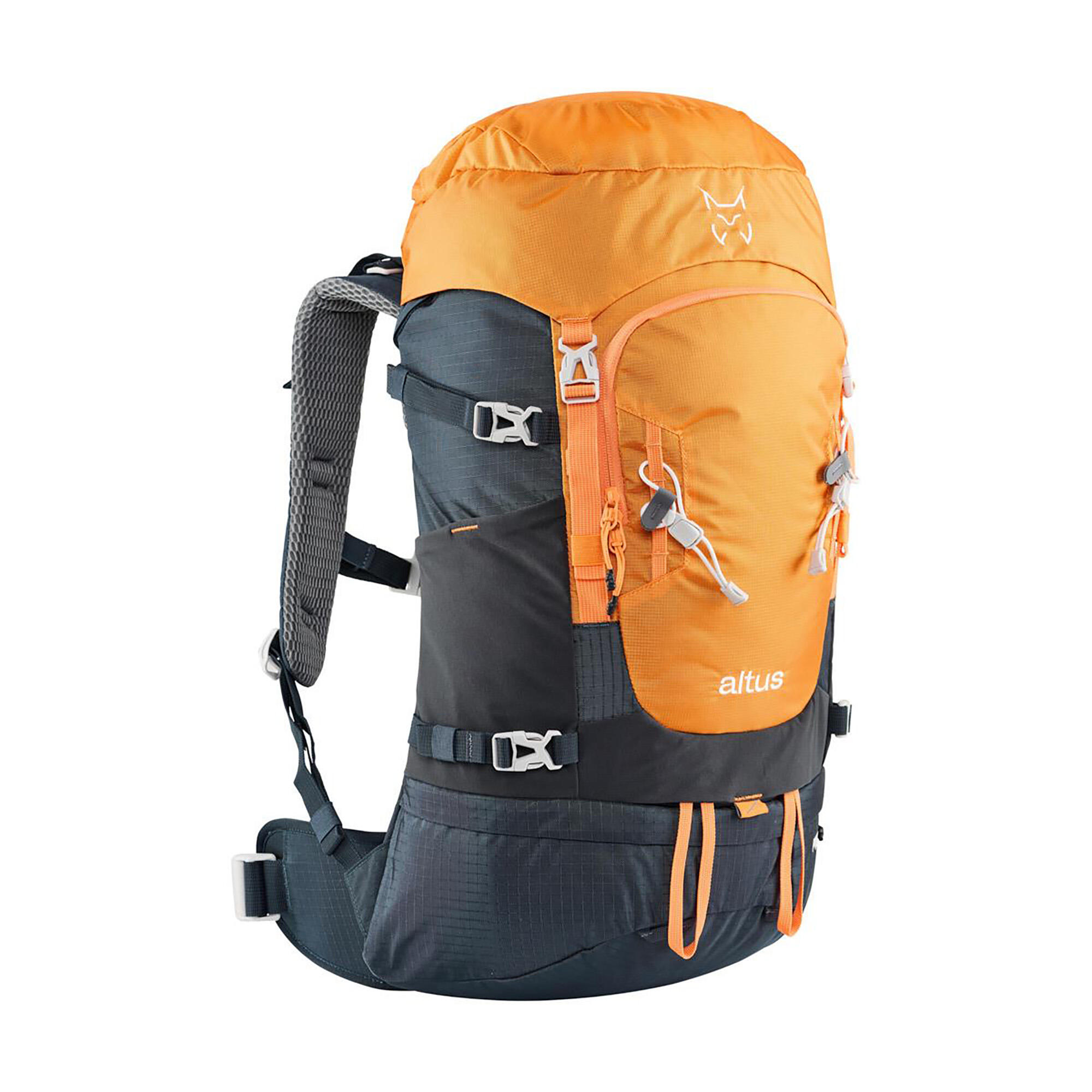 Mochila de montaña y trekking 30L  Altus Pirineos naranja 2/8